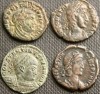 4 LATER ROMAN AE COINS 