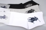 6 PAIR cotton&nylon 3 COLOR SOCKS SPORT NEWS S050 