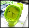 Jelly Wristwatch ODM Style Unisex Sports FASHION Green 