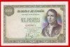 BILLETE DE 1000 PESETAS DE 1949, RAMON DE SANTILLAN 