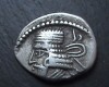 12 A.D Parthian Kingdom Volgases I Silver Drachm Coin 