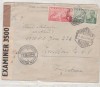 SPANISH CENSOR COVER - GOOD POSTMARKS 1943 