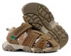 Boys KICKERS Khaki Nubuck Leather Sandals Size 7 (24) 