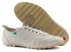 Mens KICKERS Off White Leather Shoes Size 8 (42) 