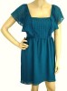 Chiffon pleated angel sleeve dress by Topshop size 8  