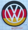 VW VOLKSWAGEN GERMANY FLAG VINTAGE PATCH SPLIT BUG BUS 