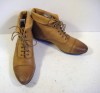 TOPSHOP Tan Leather AMBROSE Lace Up Flat Boots UK6 EU39 