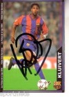 KLUIVERT, Patrick # Barcelona # sign Card # WM 1998