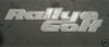 Rallye Golf Schriftzug Heck Emblem Ralley Rally G60 