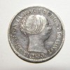 SPAIN : SILVER 2 PESETAS 1853 SHARP VF  GREAT COIN 