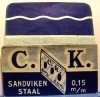 Vintage C.K. DE Safety Razor Blade WRAPPER 