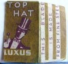 Vintage TOP HAT LUXUS  DE Safety Razor Blade WRAPPER 