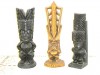 Lot of 3) VTG.HAWAIIAN  COCO JOE'S TIKI LAVA FIGURINES 