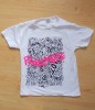 PARAMORE PINK AND WHITE T-SHIRT FOR RIOT CD! SIZE SMALL 