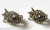 Vintage Goldtone Luckenbooth & Thistle Earrings  