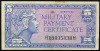 SERIES 611 5 cent  MILITARY PAYMENT  VERY FINE 