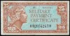 SERIES 611 25 cent  MILITARY PAYMENT  VERY FINE 