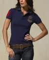 New Polo 100% Cotton Women's Shirts T807 navy blue 