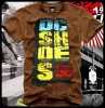 DC SHOE CO SKATEBOARD STREETWEAR T SHIRT BBC BROWN GR/L 