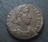 Original 322 AD Constantius I Roman Period Ae 4 Coin.VF 