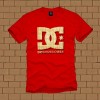 DC Skateboard Streetwear Skate Signature Red Size M 