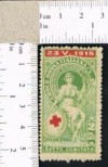 Poster Stamp - Italy 1915 World War 1 Red Cross Stamp 