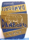 Vintage DANBORG LUXUS  DE Safety Razor Blade WRAPPER 