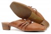 Ladies TAMARIS Tan Leather Shoes Size 6 (39) 