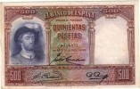 500 PESETAS 1931 JUAN SEBASTIÁN ELCANO