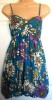 TOPSHOP FLORAL BUBBLE HEM TUNIC DRESS BOW M/L 10 12 14 