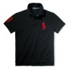 New POLO Ralph T-shirt Big Pony Size L black 