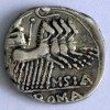 Roman Denarius Q. Curtius Junius Silanus c116BC 