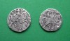 KINGS of KABUL 2 SILVER DRACHMS. Ref. 1544. 