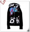 NWT ROXY FLORA PRINTED HOODIE SWEATSHIRT BLACK SIZE:ALL 