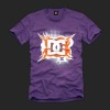 DC SHOES SKATEBOARD SKY FLASH FAMOUS LRG SHOE T-SHIRT M 