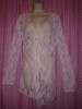 BNWT BABY PINK LACE WATERFALL CARDIGAN 18 THROW JACKET 