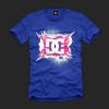 DC SHOES SKATEBOARD SKY FLASH FAMOUS LRG SHOE T-SHIRT M 