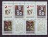 Jugoslawien Zw 183-85** 8er Bl. ROTES KREUZ RED CROSS  