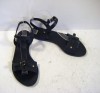 TOPSHOP Black HERITAGE Buckle 2 Part Sandal UK5 EU38 