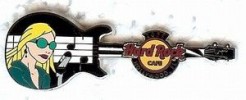 Hard Rock Cafe Hollywood FL Classy Guitar pin 