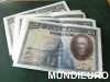 $MUNDIEURO$ LOTE 10 BILLETES 25 PTAS 1928 INVERSIÓN