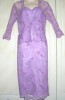 Lilac Lace Dress & Jacket Wedding/Cruise/Evening/Prom  