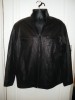 AHRAM CUIR MENS BLACK LEATHER JACKE SIZE XL! 