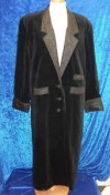 MONSOON BLACK VELVET COAT SIZE 10 (F) 