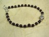 WONDERFUL TOURMALINE SILVER BRACELET 8.5 IN 