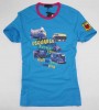 DSQUARED2 Fashion Bus Print T-shirt Blue sz.XL 7798 