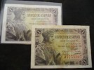 LOTE DE 2  BILLETES MBC 