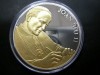 Andorra 2004 Gold-plated PopeWriting Silver 10Diners PF 