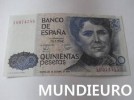 $MUNDIEURO$ BILLETE 500 PTAS 23 OCTUBRE 1979 INVERSIÓN