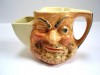 SUPERB SANDLAND WARE 2 HEAD SHAVING MUG/BEFORE & AFTER 